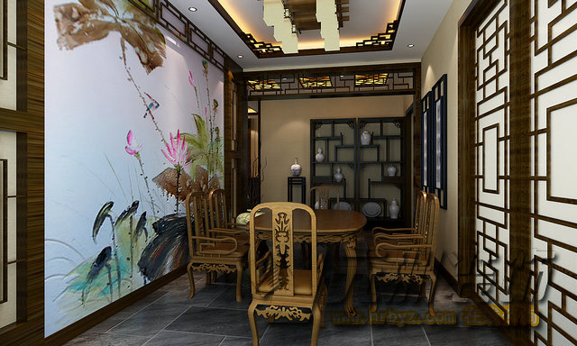 观江国际-中式古典-三居室