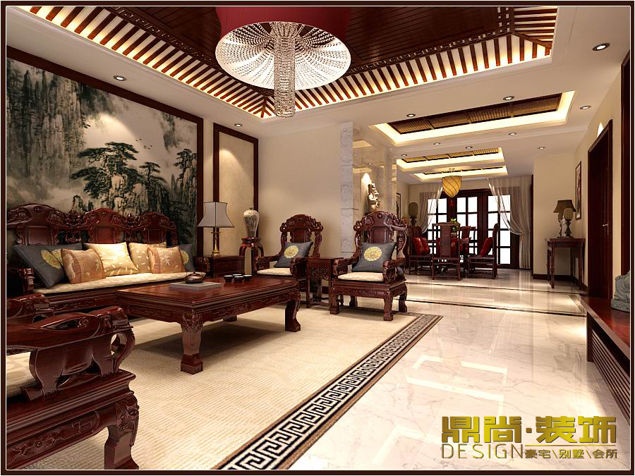 国际城-中式古典-四居室