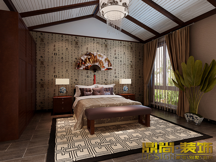 棕榈湾-中式古典-三居室