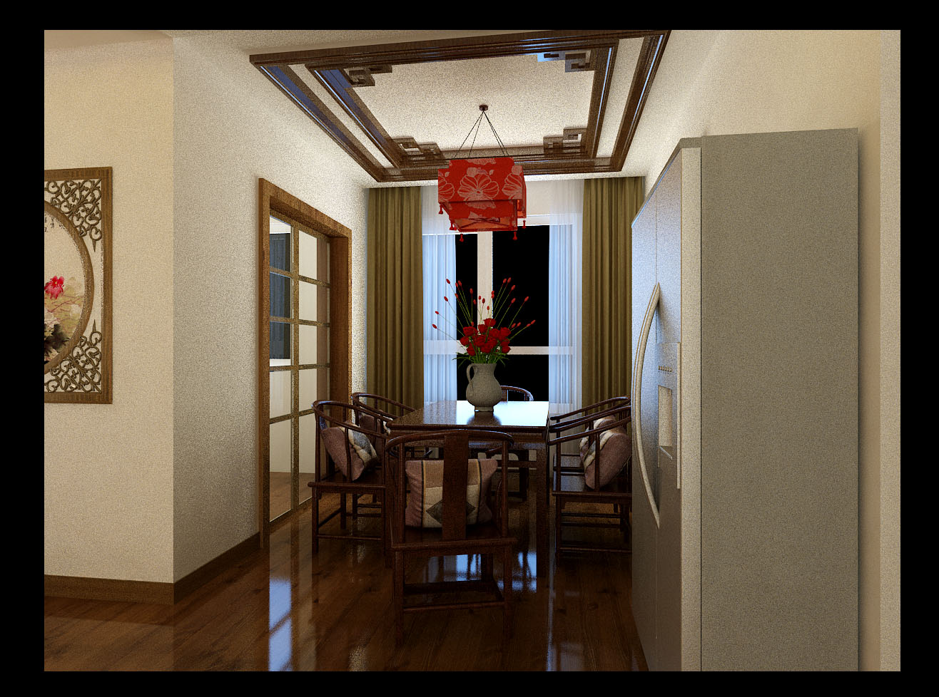 宏发长岛-中式古典-四居室