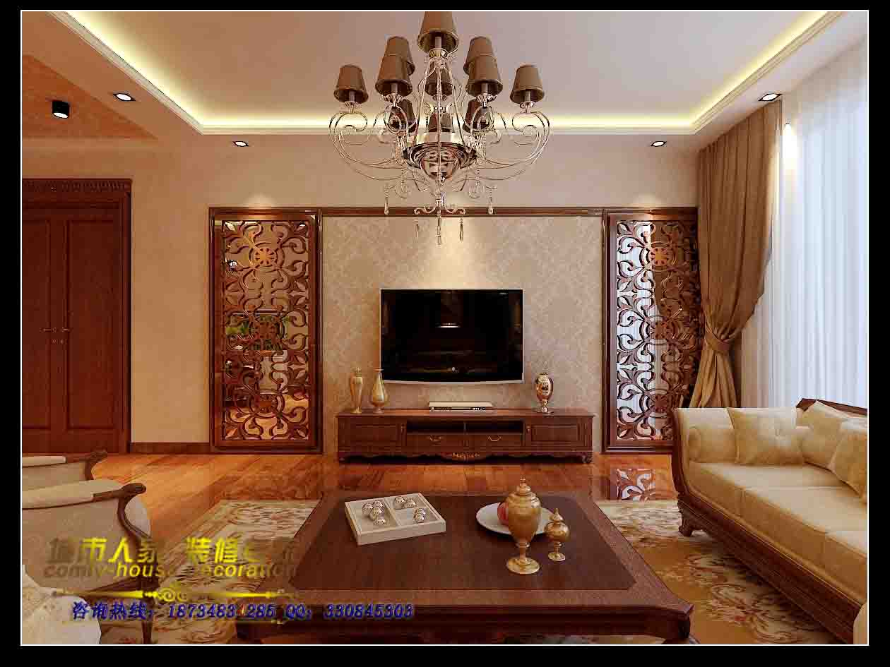 海棠家园-中式古典-三居室