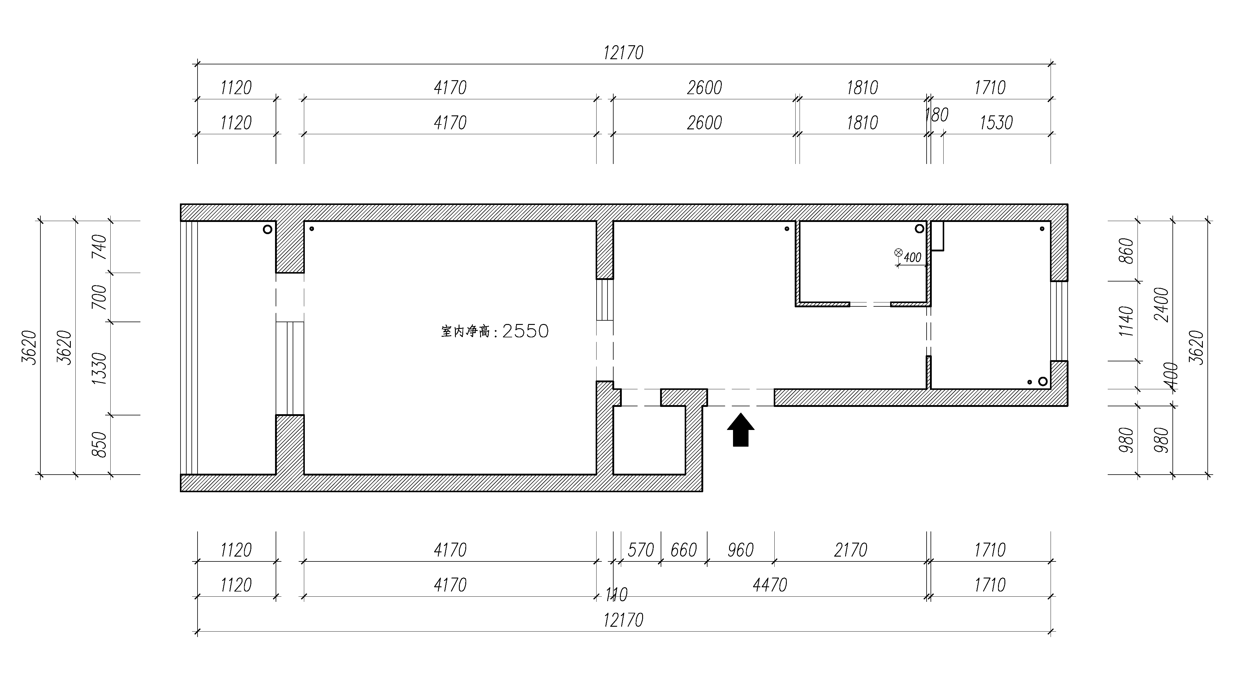 米拉小镇-一居室-40.00平米-装修设计