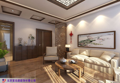 中国铁建国际花园-中式古典-三居室