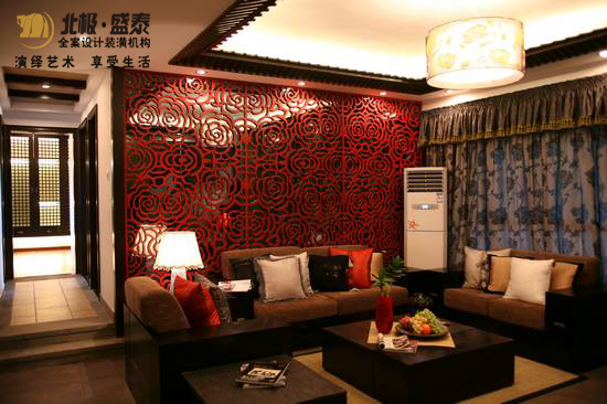 纯棉时代-中式古典-二居室