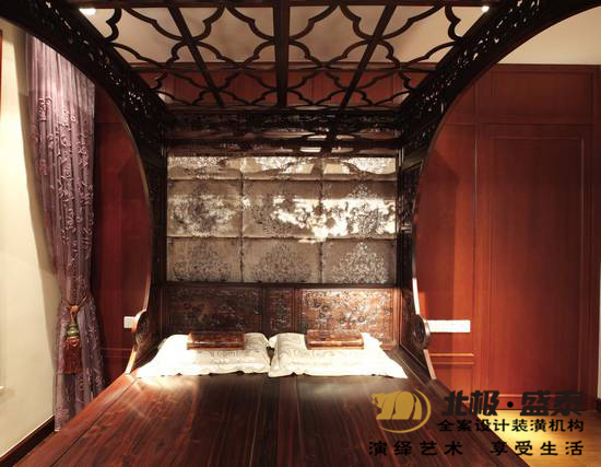 香格里-中式古典-三居室
