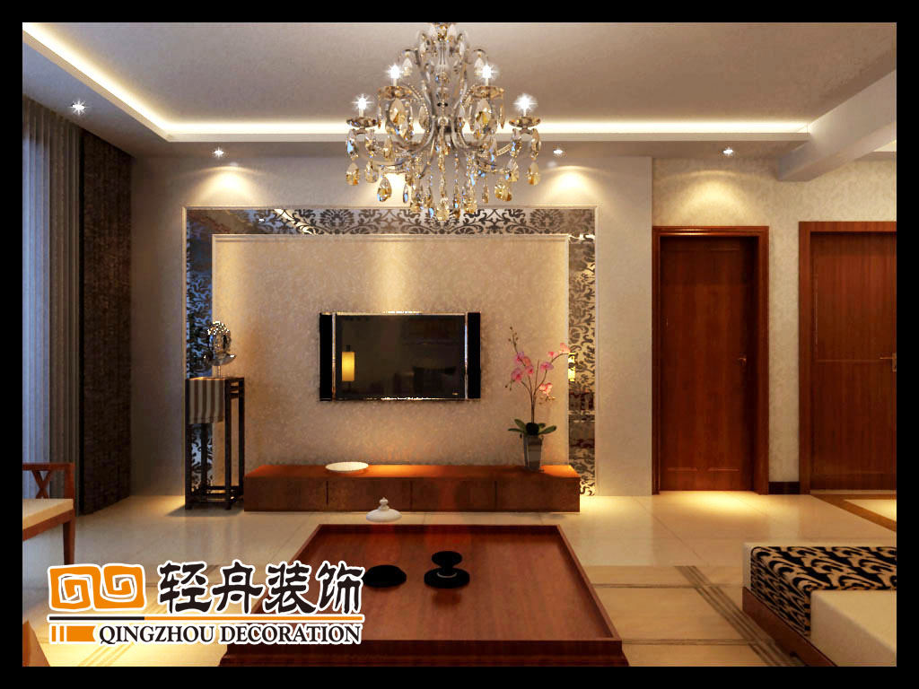 明珠花苑-中式古典-四居室