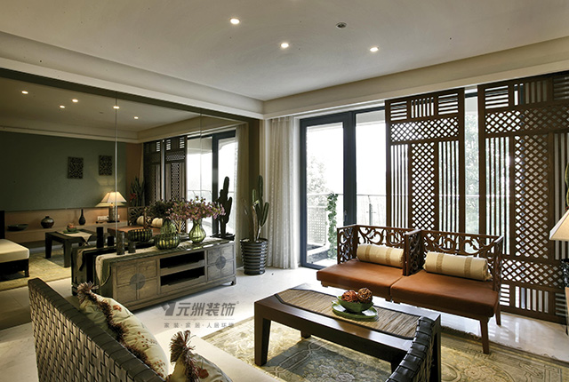 大观国际居住区-东南亚风格-三居室