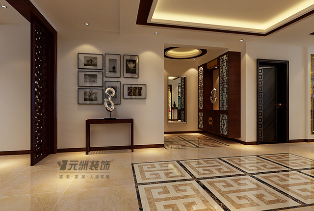 明泰领秀长风项目-中式古典-三居室