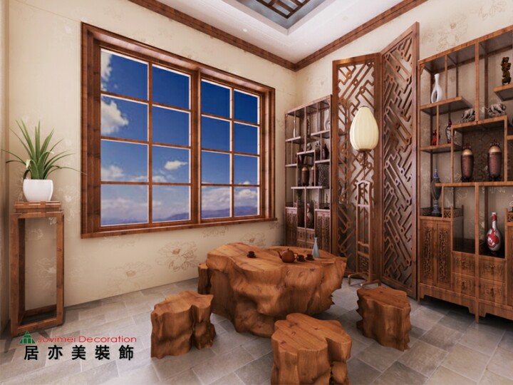 藏山墅-中式古典-五居室