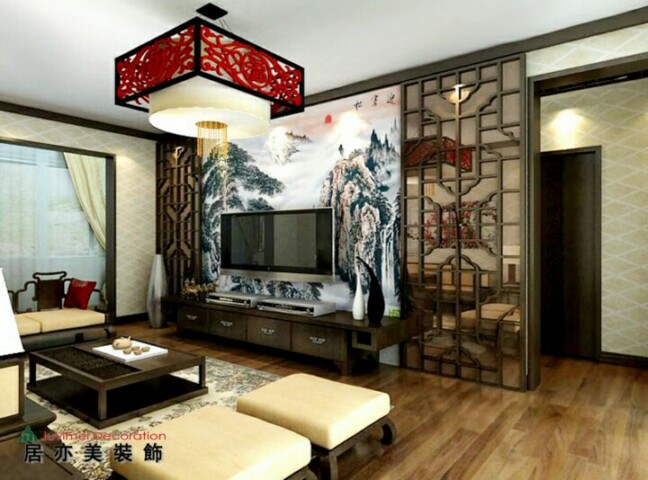 棕榈家园-中式古典-二居室
