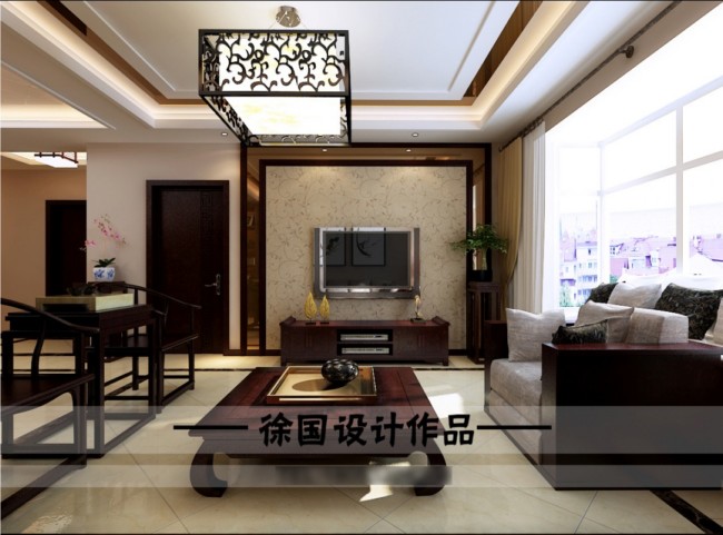 晓港名城-中式古典-三居室