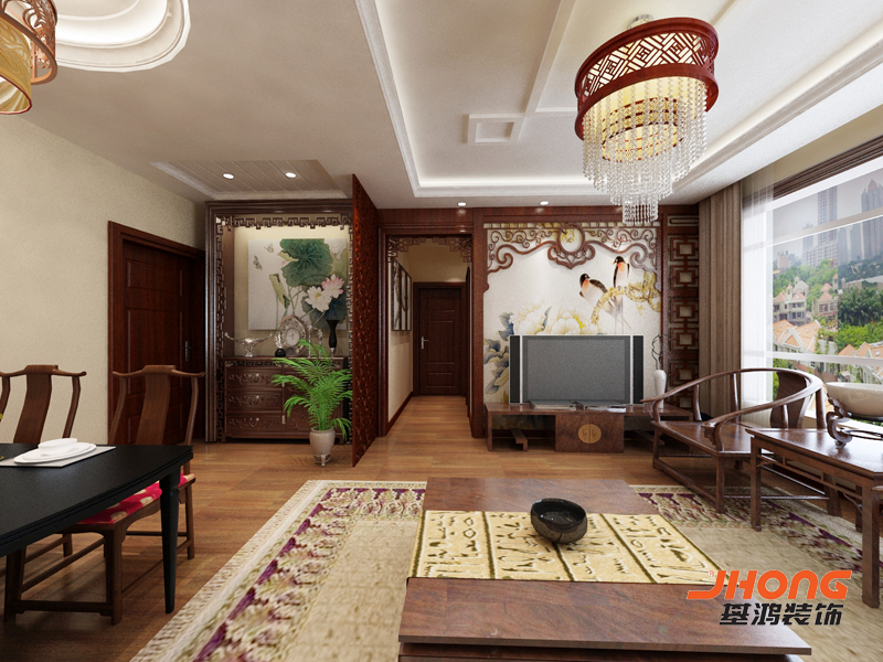 龙海明珠-中式古典-二居室