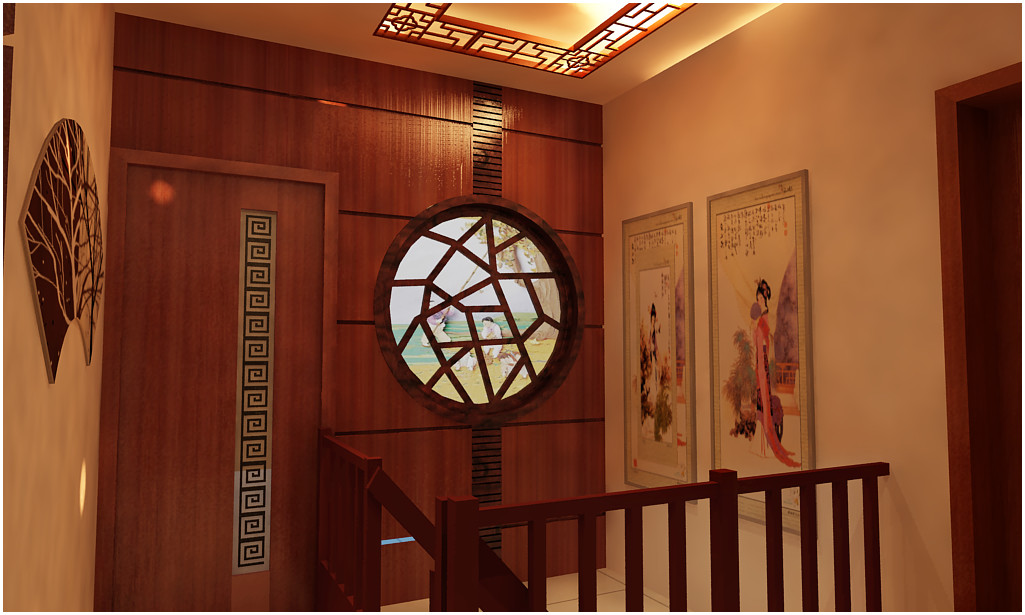 中海国际社区-中式古典-三居室