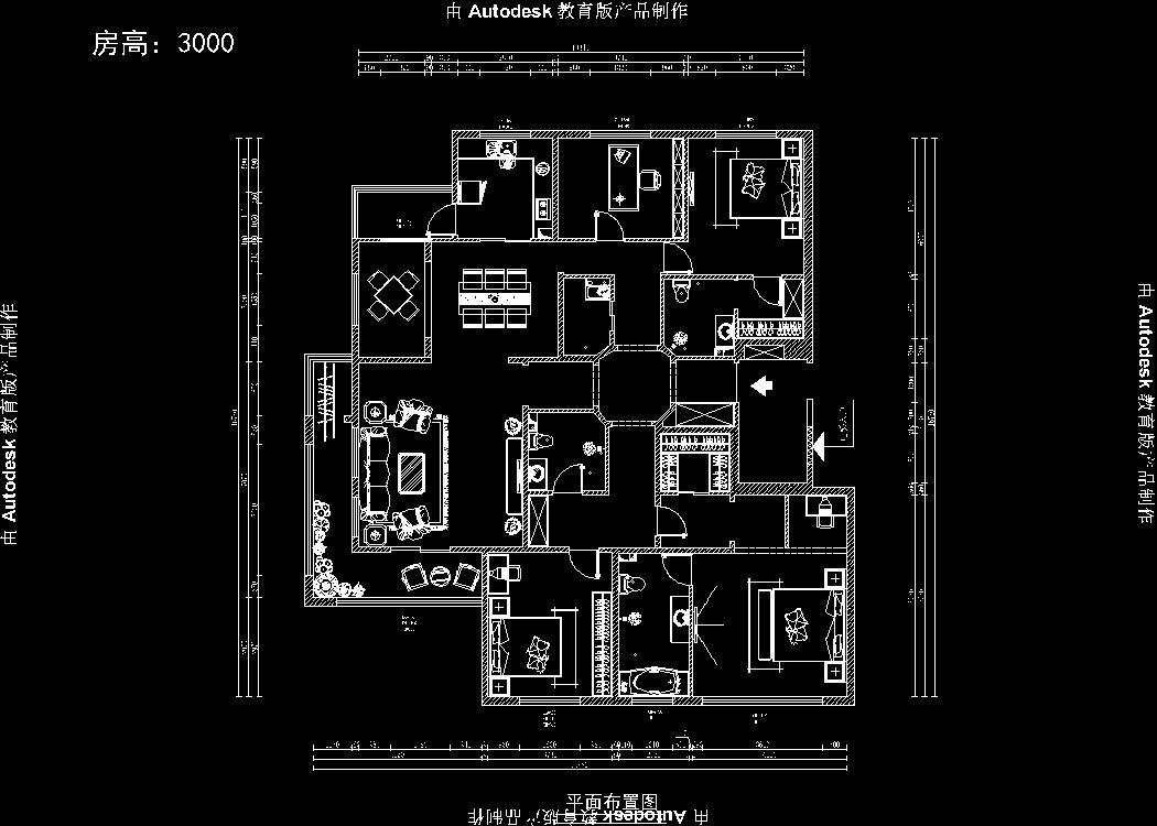 建投十号院-中式古典-四居室