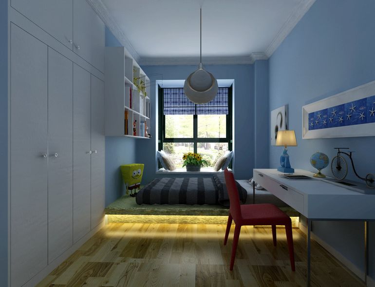 正商新蓝钻-混合型风格-三居室
