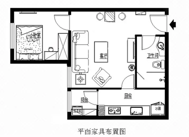 8㎡采光翻倍，这间一室一厅设计方案做了3个越住越爽的决定