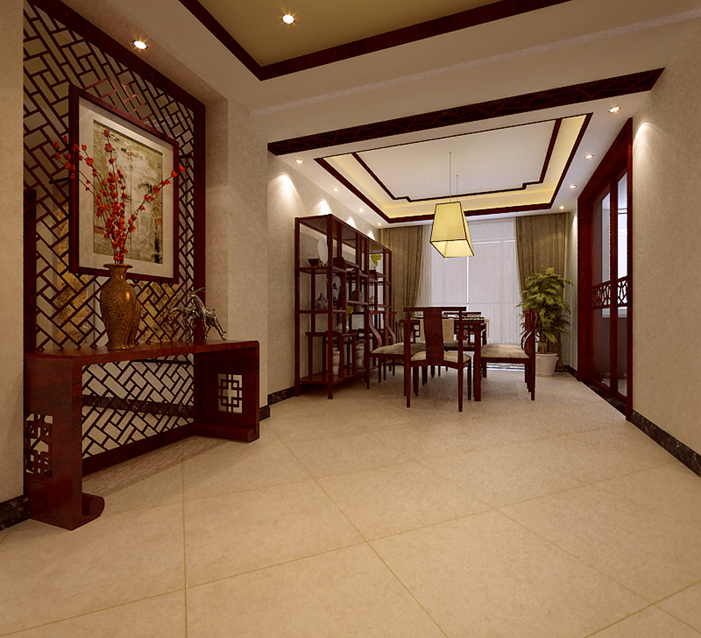 俊景家园-中式古典-四居室