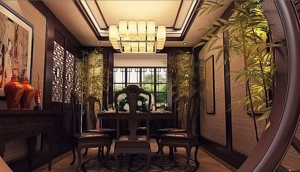 枫丹丽城-中式风格-三居室