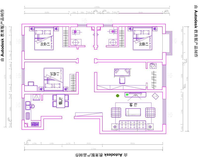 十三所宿舍-144平米-中式风格