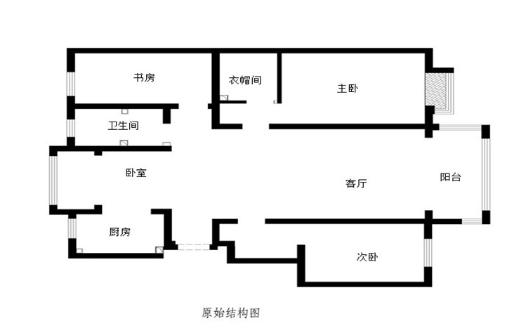 伍号院140平三居室简约中式设计方案