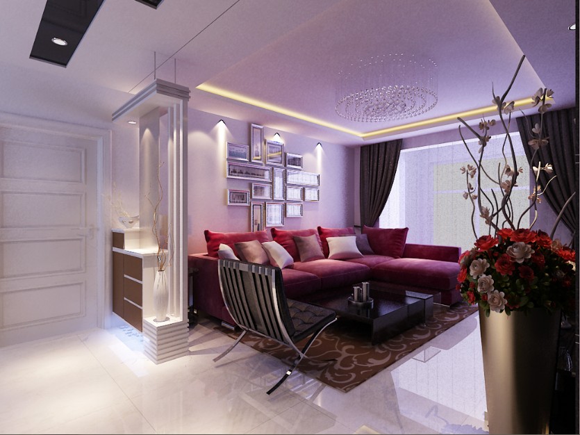 燕都紫庭三室两厅现代简约风格设计