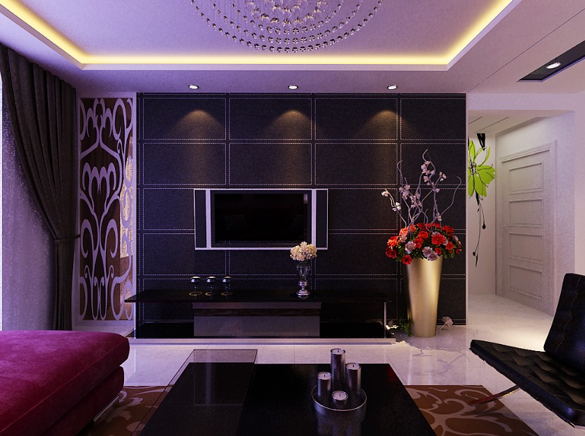燕都紫庭三室两厅现代简约风格设计