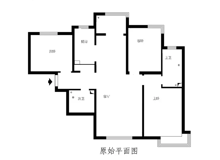 金盏嘉园--欧式--三居