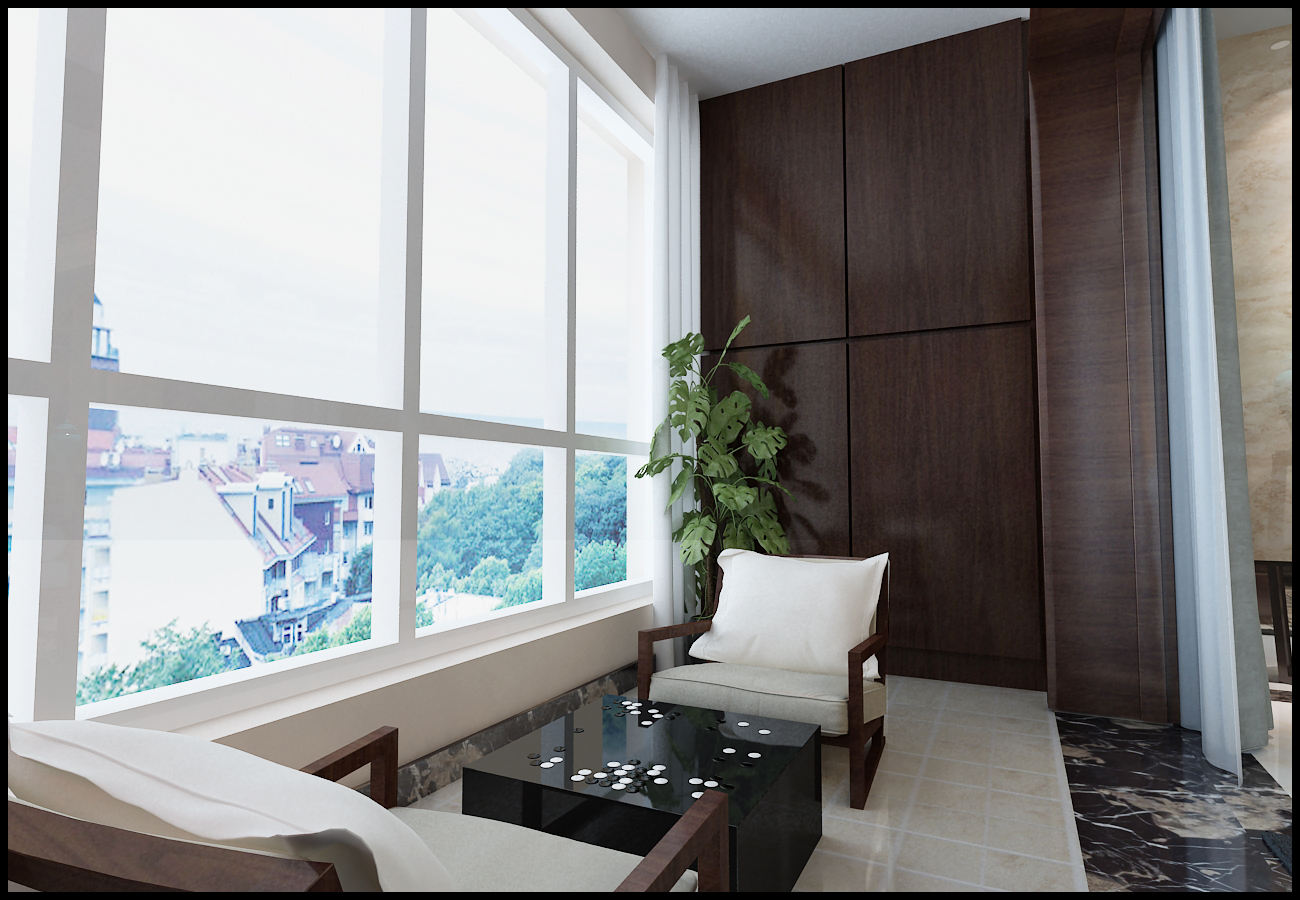 新中式风格-169平米-四居室