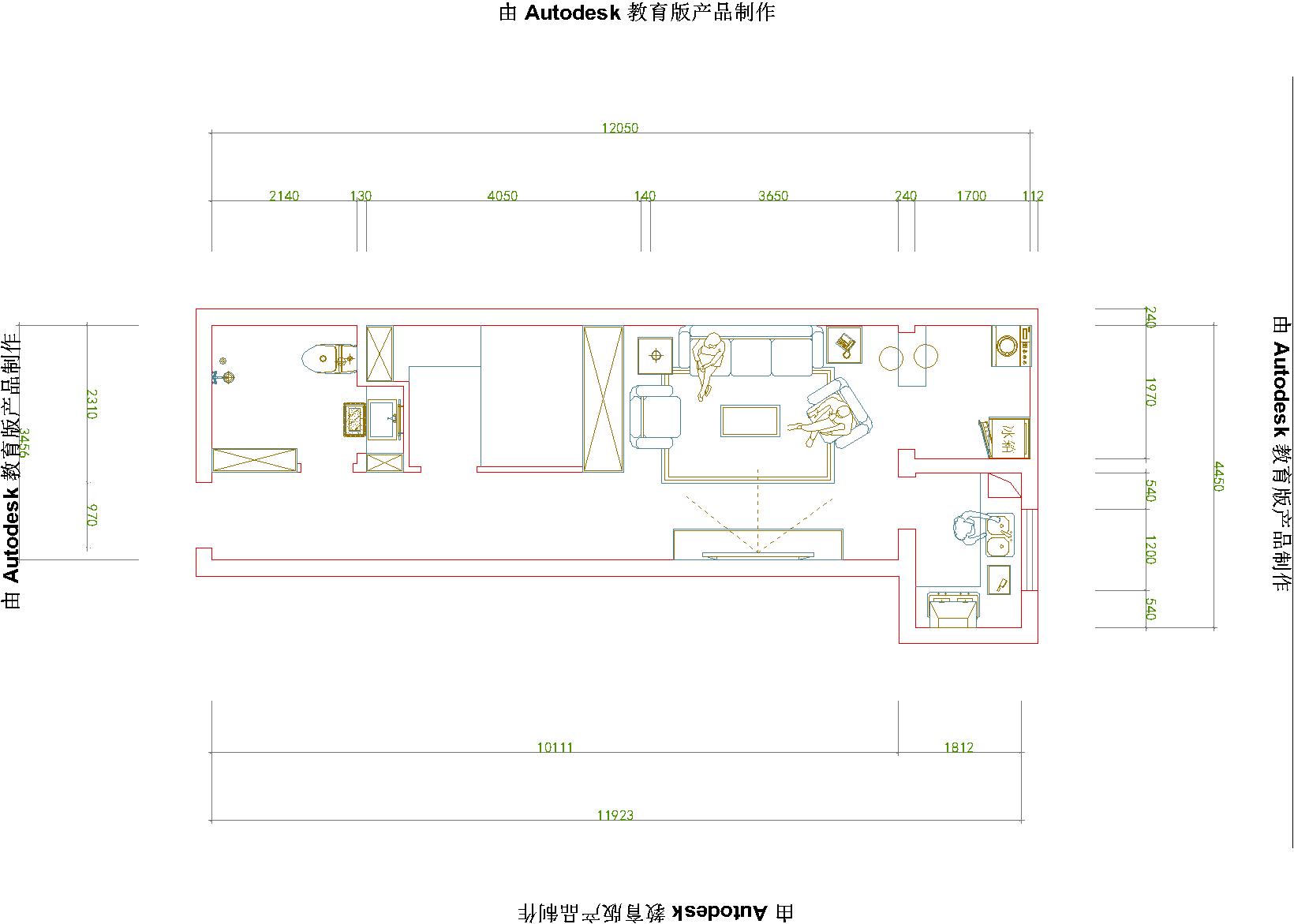东峰听橹-一室一厅48.62-现代简约设计