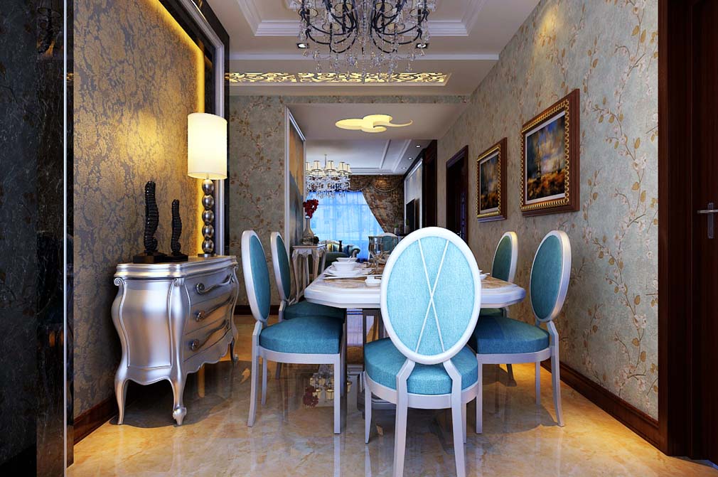 复地东山国际洋房—150平米古典欧式设计案例
