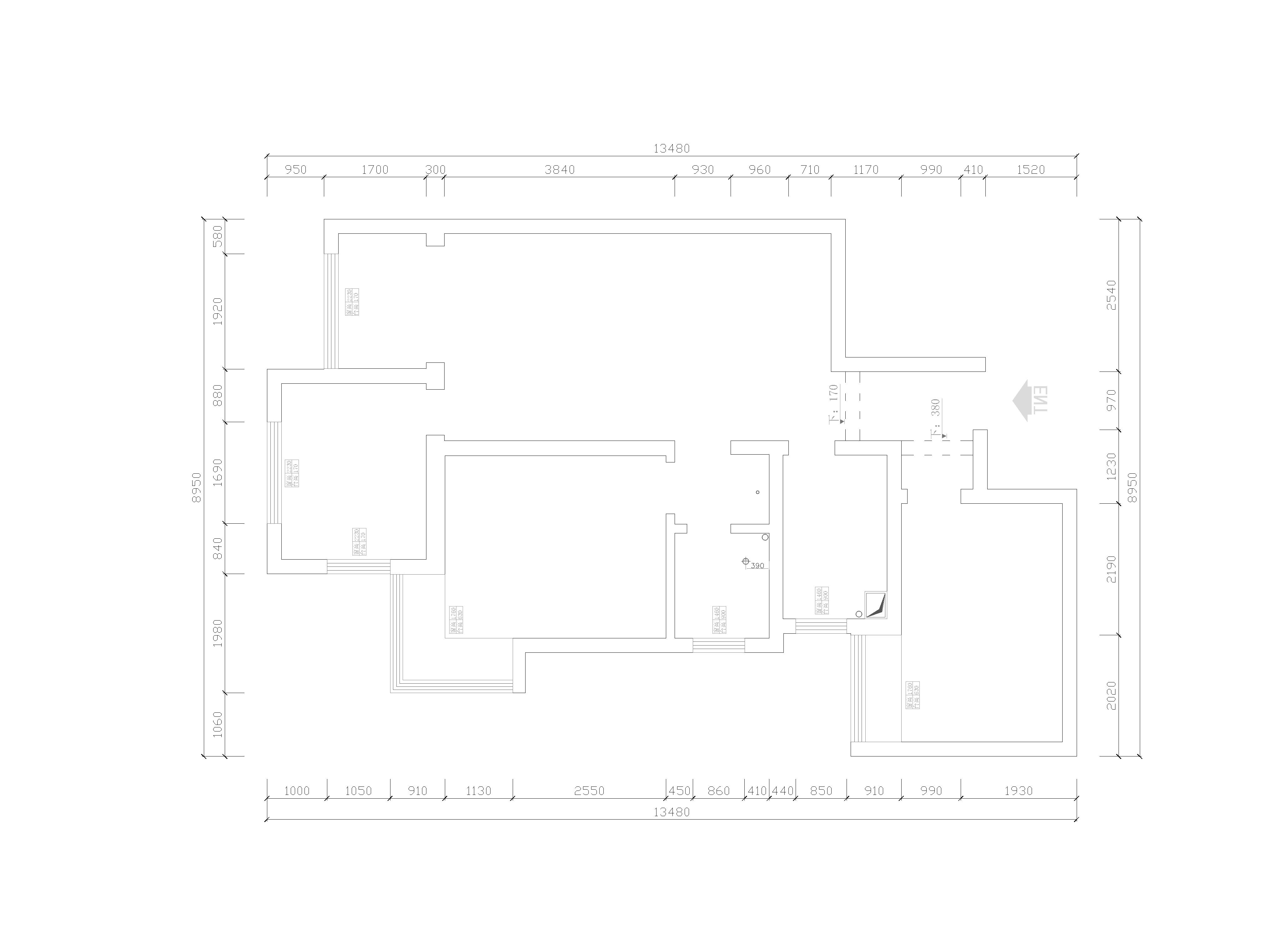 亿安海悦花园-二居室-87.00平米-装修设计