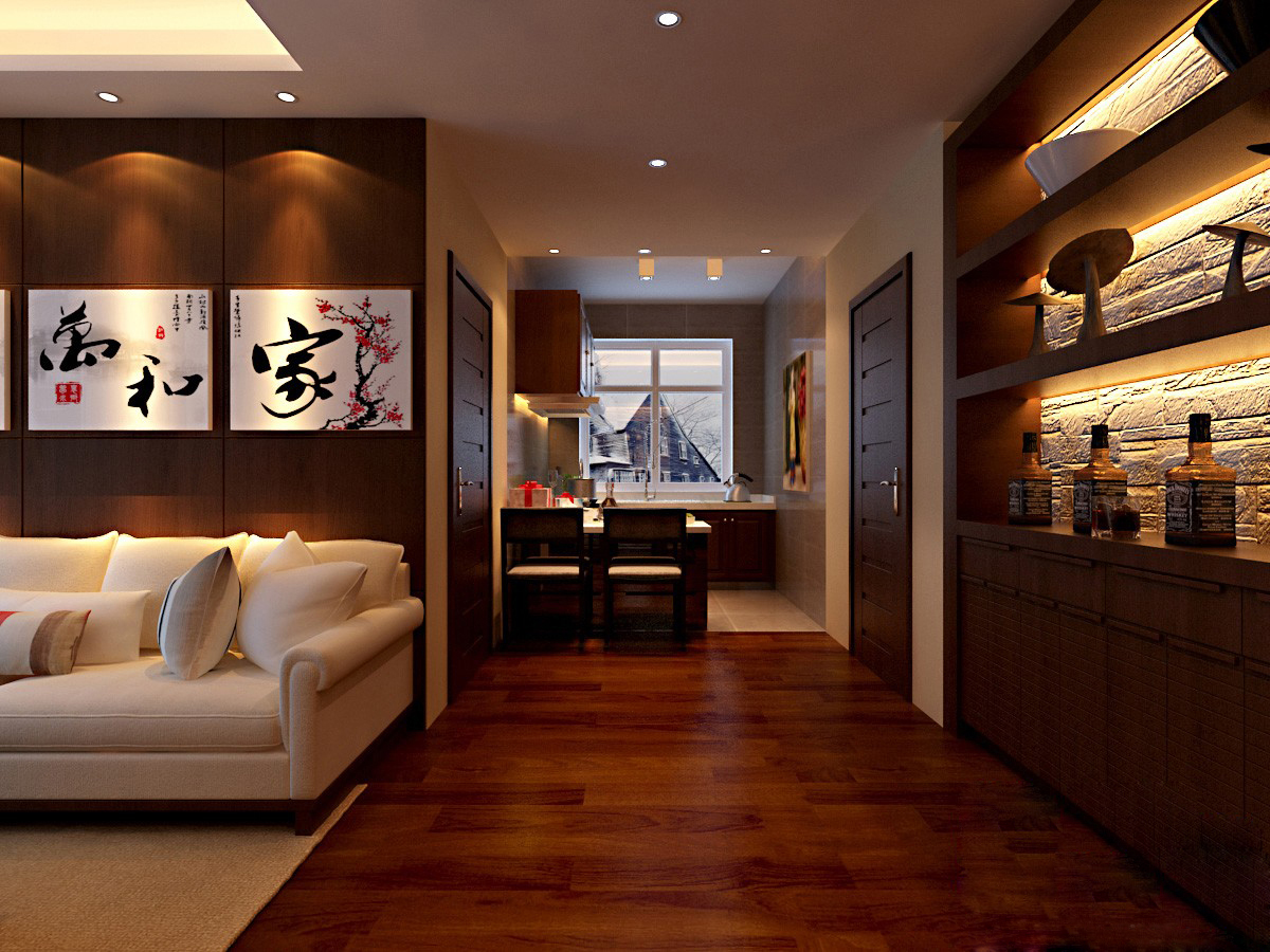 龙湾写意安居室新中式风格装修设计