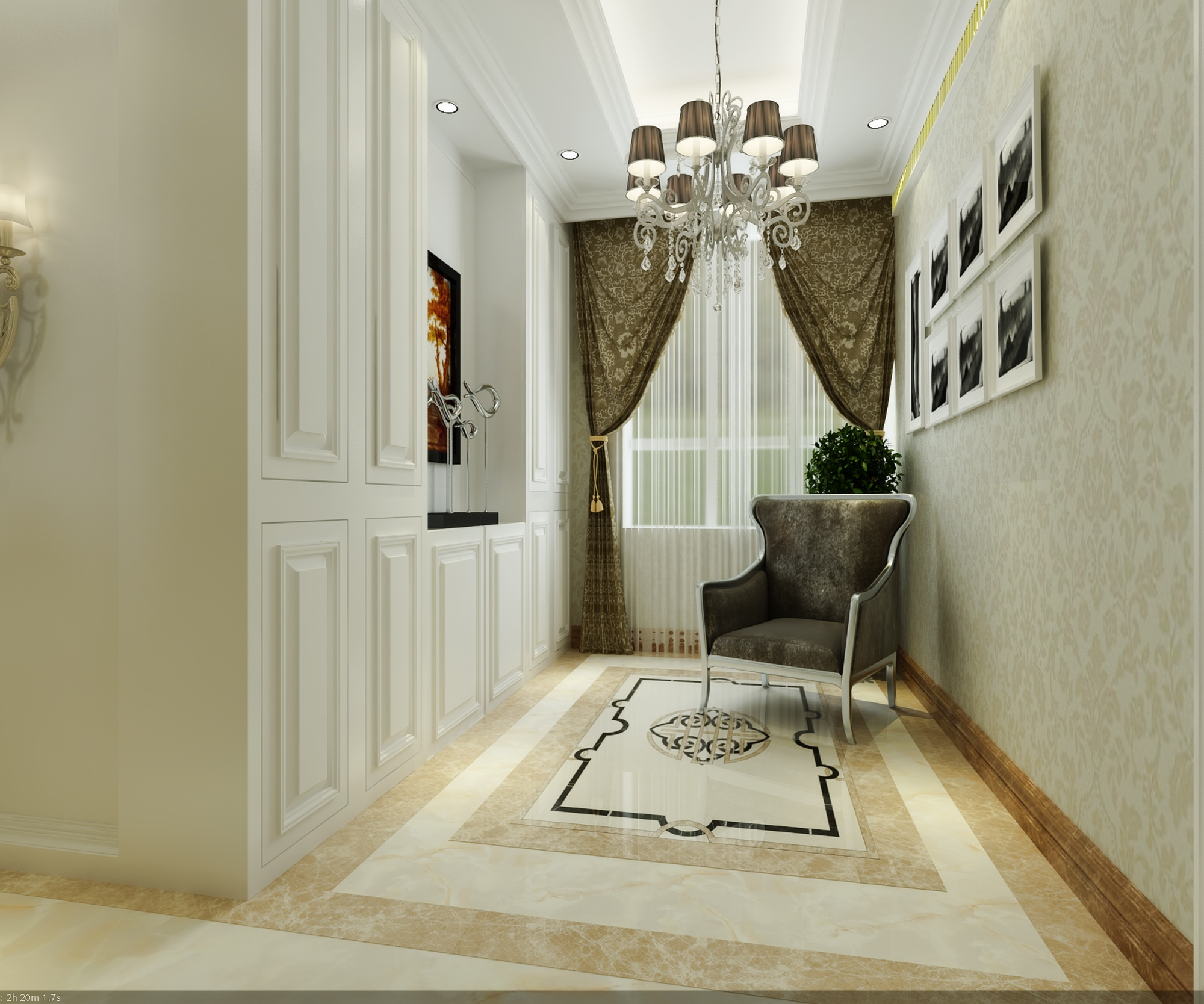 银基王朝-四室两厅-奢华欧式设计风格