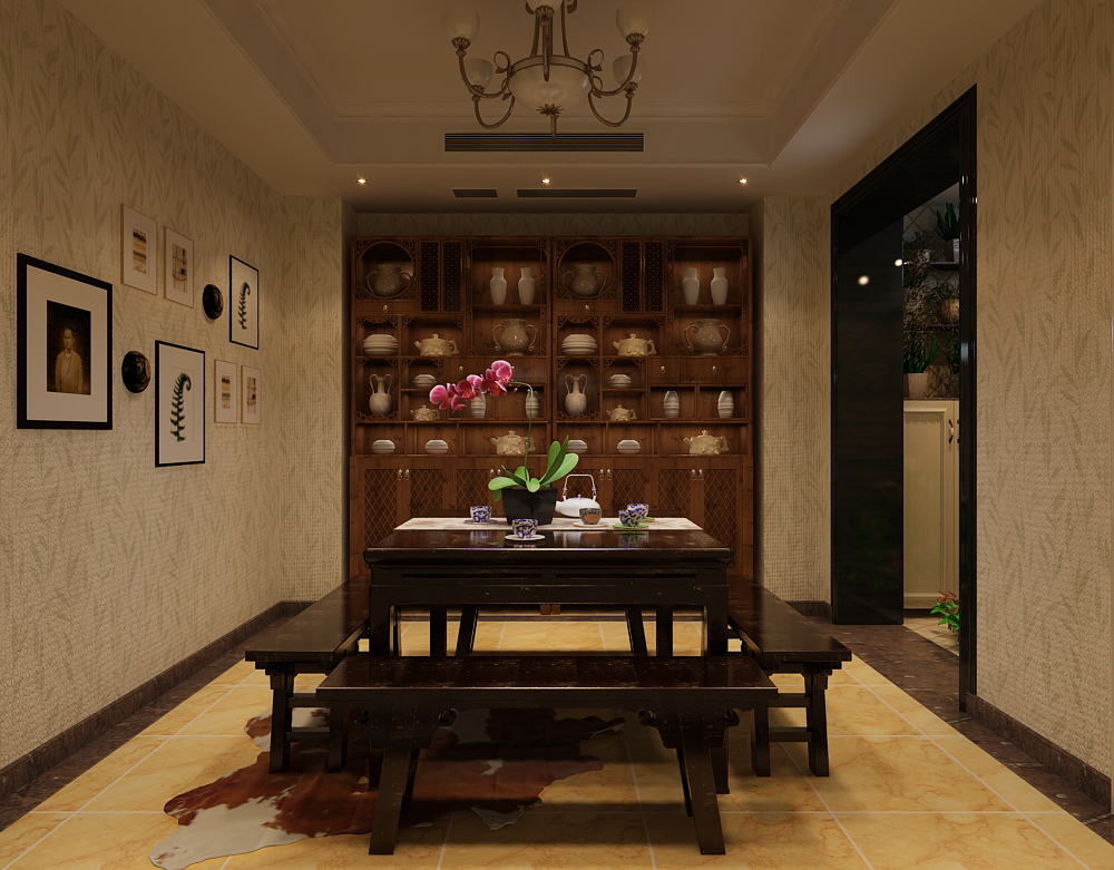 别墅设计-江南新城300平-欧式风格