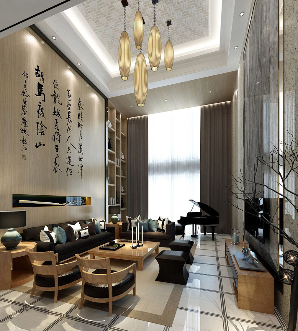 复地东山国际324平米中式古典别墅设计