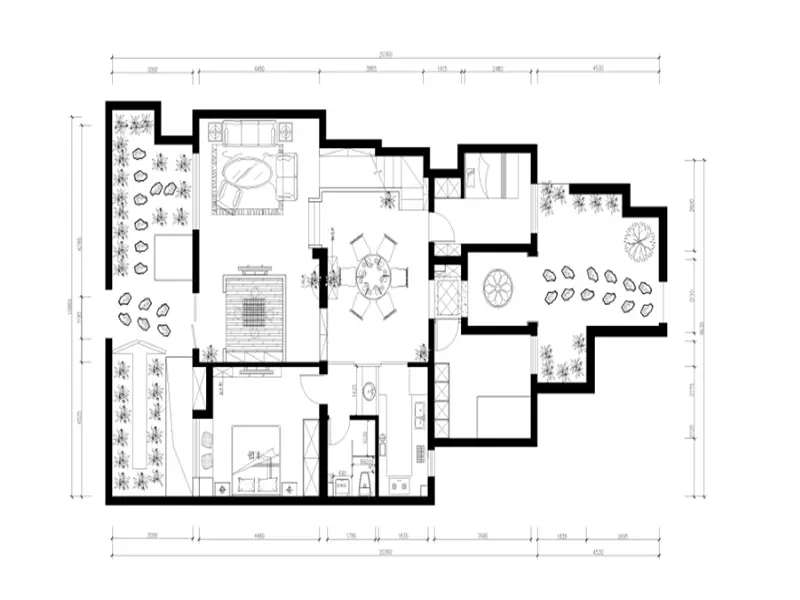 房天下装饰工程有限公司平面布局