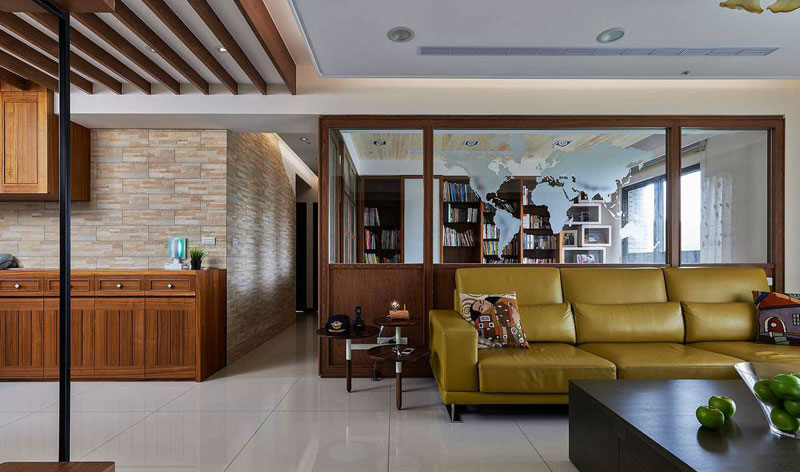 中林国际 3居室 美式清新装修效果图