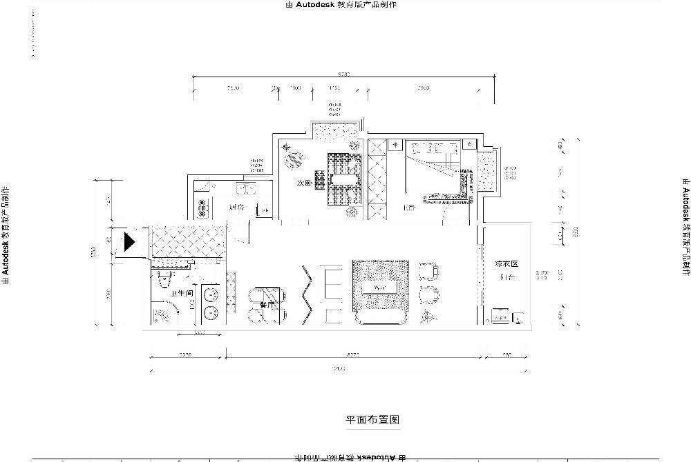 国瑞城-中式风格-二居室