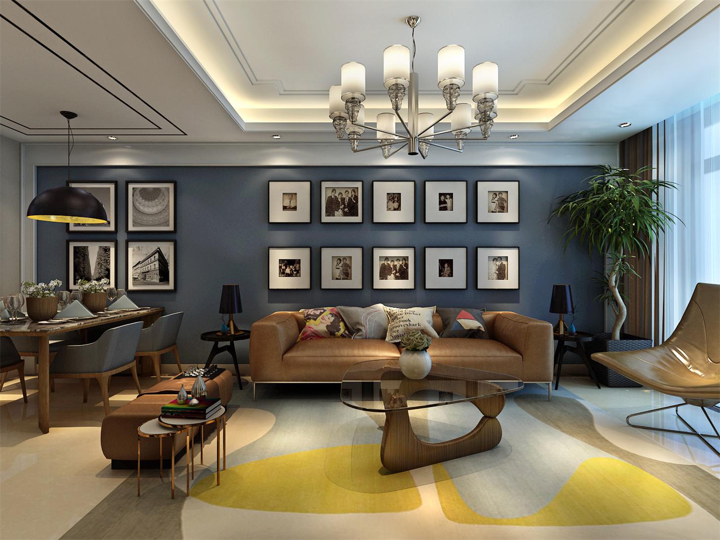 华林国际两室两厅现代简约风格设计
