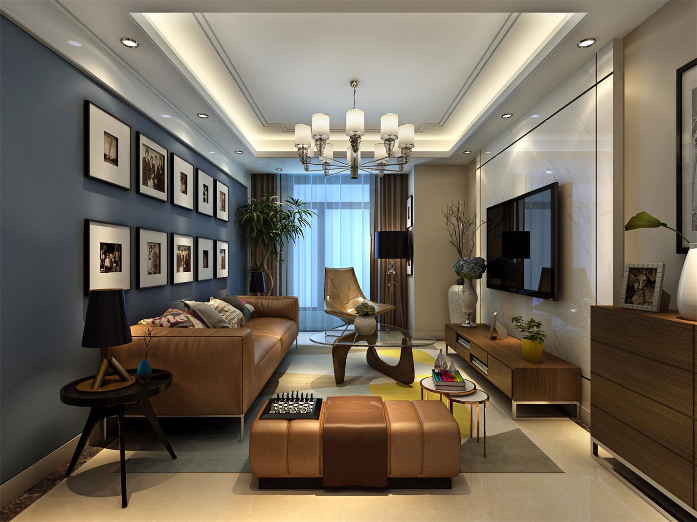华林国际两室两厅现代简约风格设计