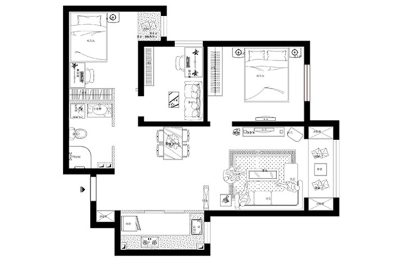 5套100平米房子装修效果图 超漂亮5种风格不雷同
