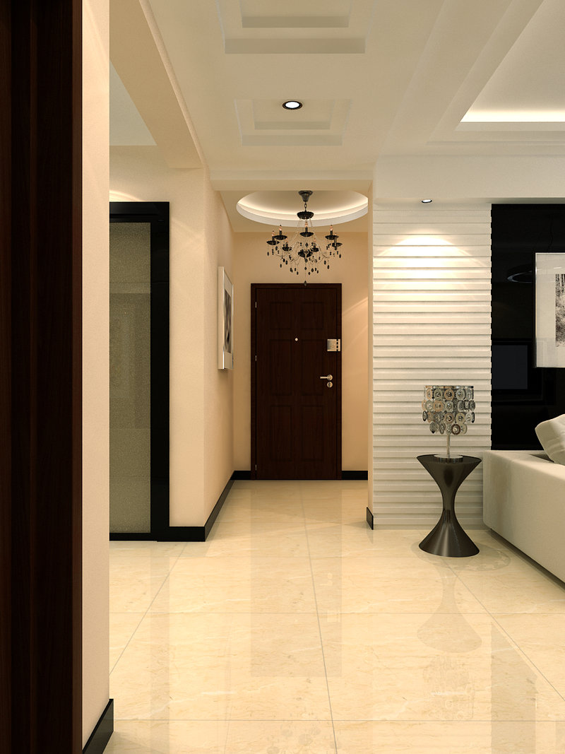雨荷水岸三室两厅现代简约风格设计