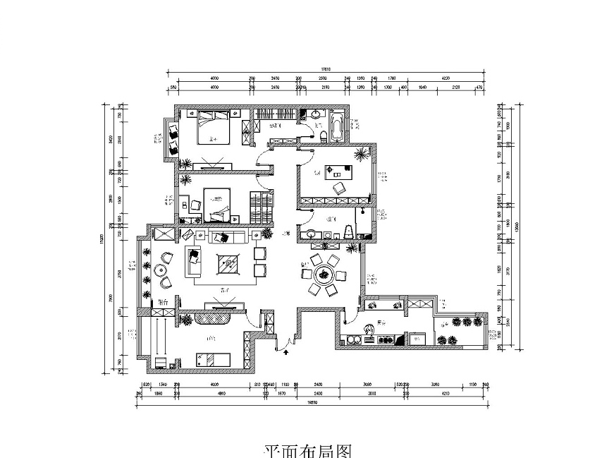 维多利亚时代-四室两厅200平米-美式