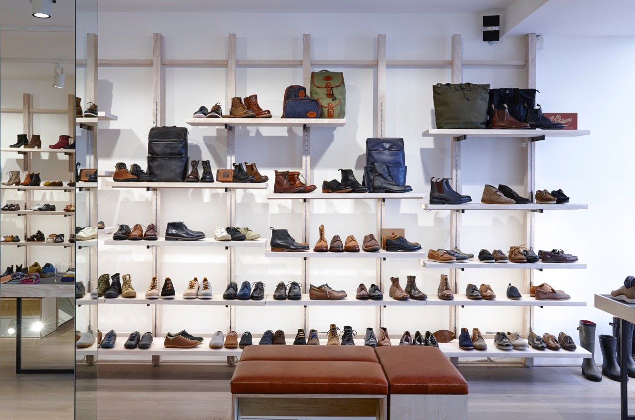 现代鞋店 - 效果图交流区-建E室内设计网