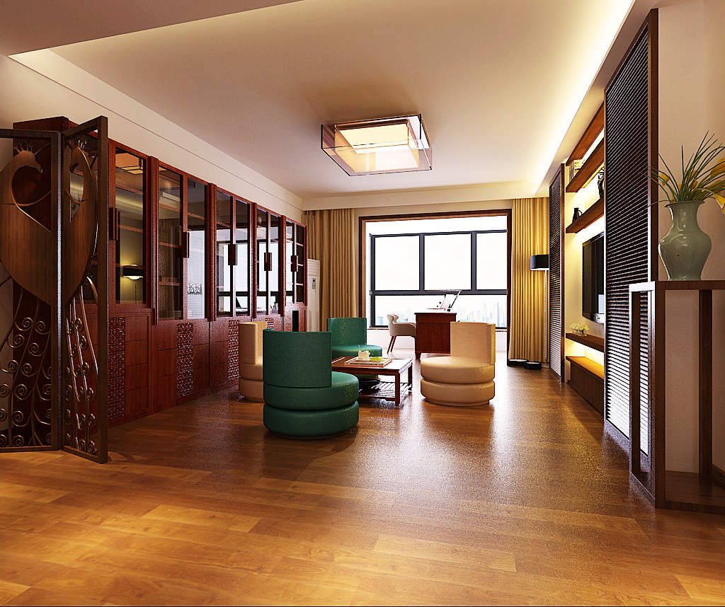 维多利亚 三室两厅 155㎡ 现代中式