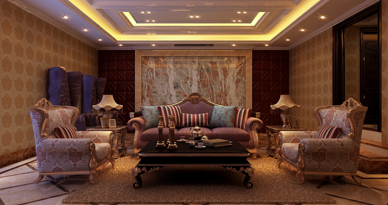 复地东山国际别墅500平米简欧风格装修设计