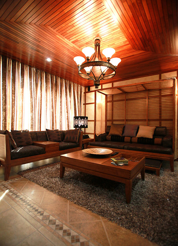 想象国际三室两厅东南亚风格设计