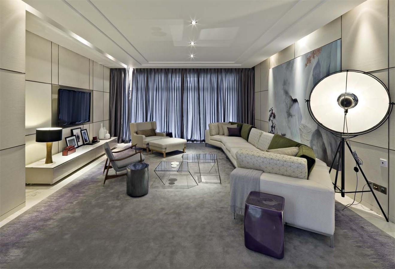 燕都紫庭三室两厅现代风格设计