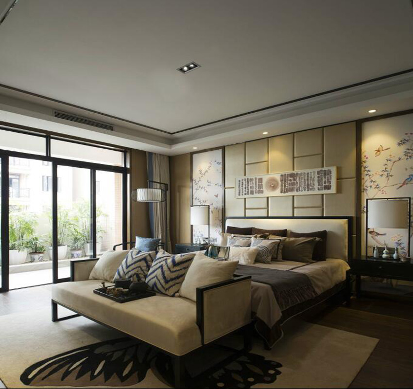 北京顺义金宝城三居新中式家装设计案例展示