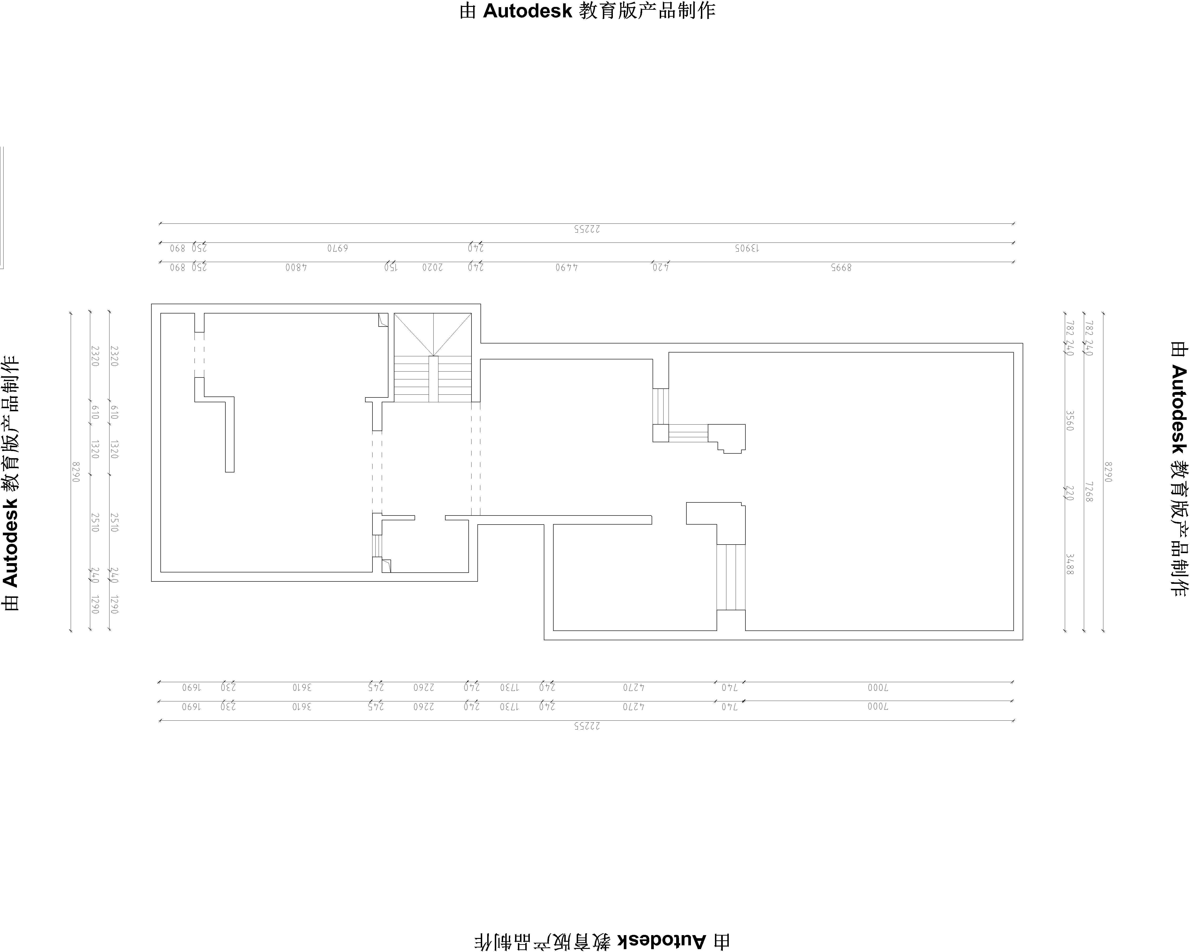 长久中心-157平米中式风格-三室二厅效果图